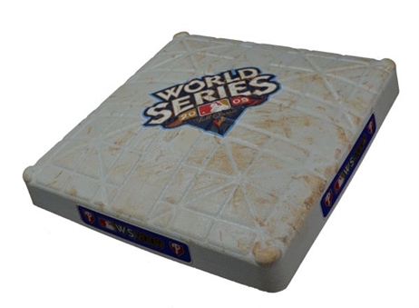 2009 World Series Game 5 2nd Base Used 4th-6th innings (MLB AUTH)